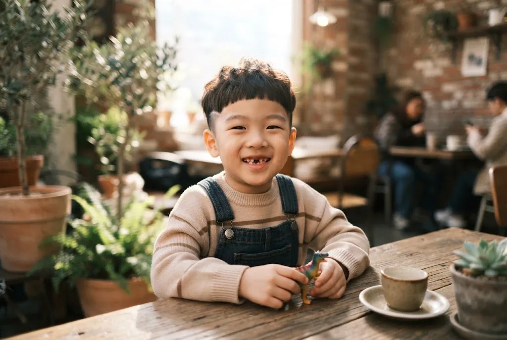 model rambut anak laki laki korea