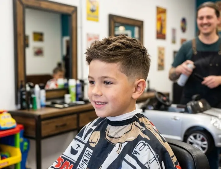 model rambut anak laki terbaru