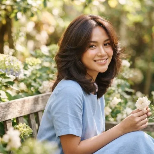 model rambut butterfly layer