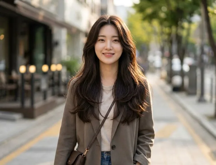 model rambut panjang