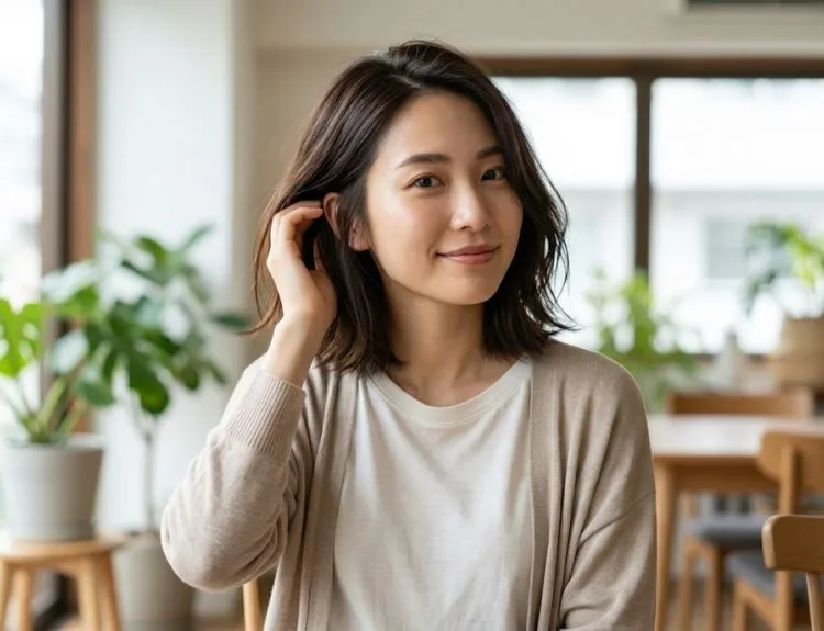 model rambut pendek sebahu