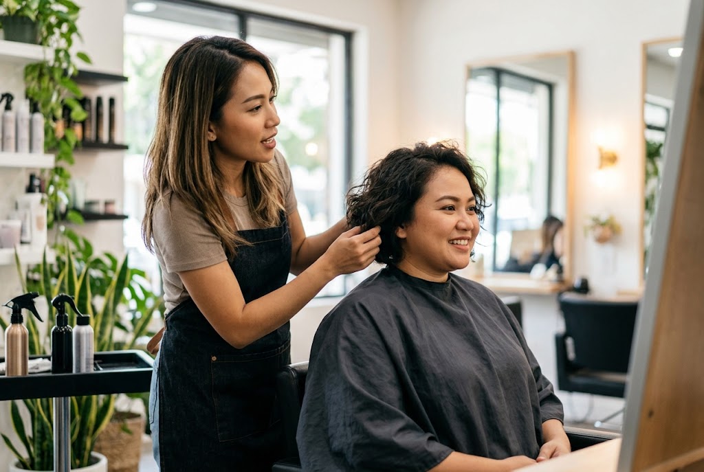 model rambut pendek wanita gemuk agar terlihat kurus