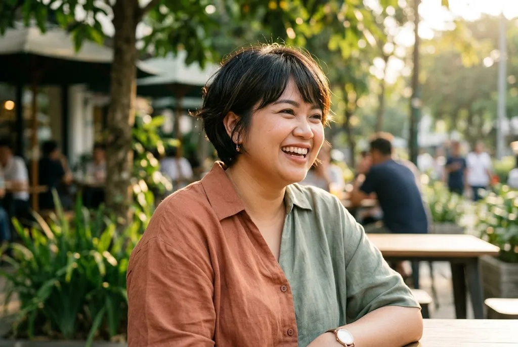 model rambut pendek wanita gemuk agar terlihat kurus