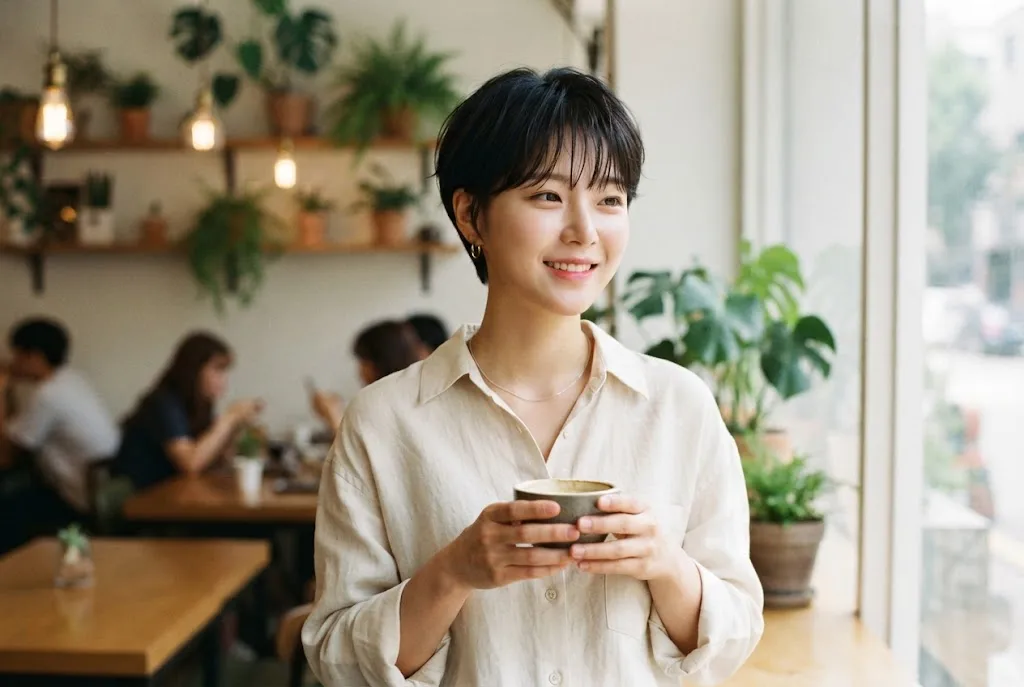 Model Rambut Pendek Pixie Cut Korea yang Simpel tapi Tetap Stylish