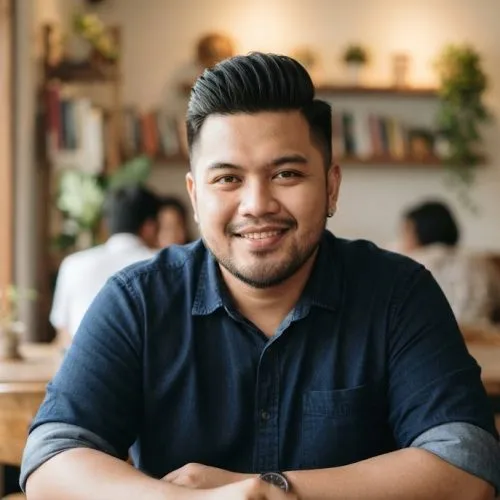 model rambut pria gemuk