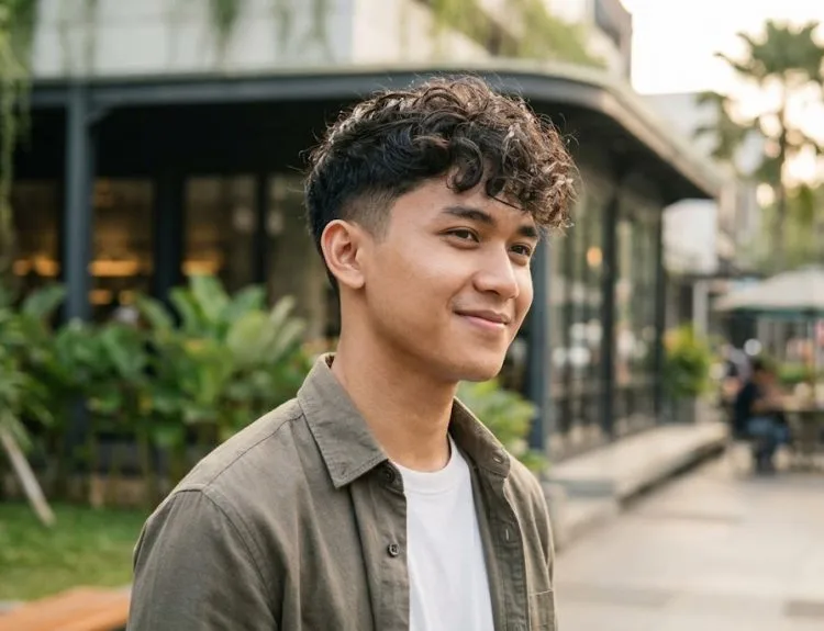 model rambut pria ikal