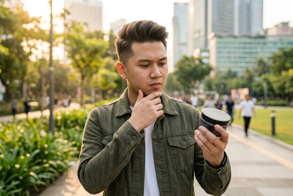 model rambut pria wajah bulat gemuk