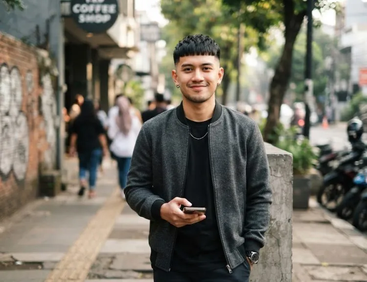 model rambut segi