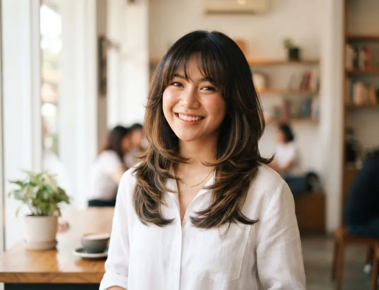 model rambut segi layer 3 tingkat