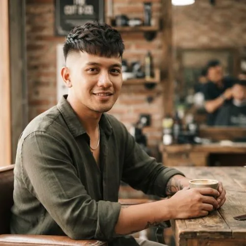 pangkasan rambut pria