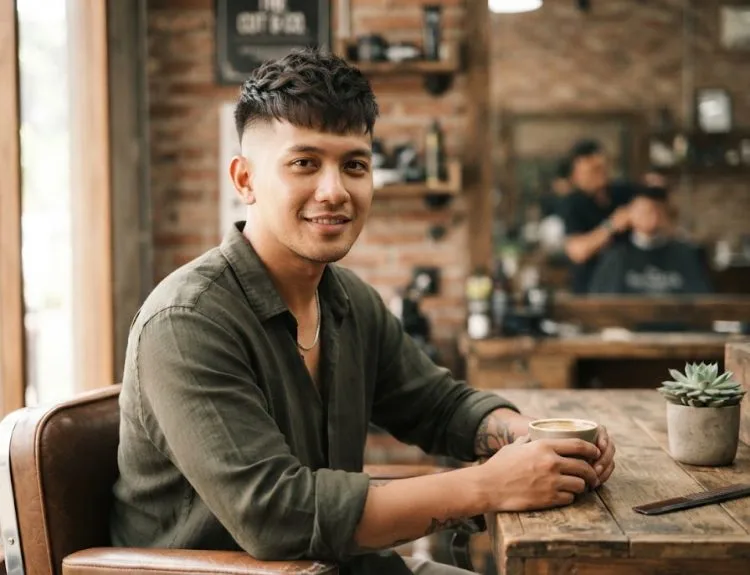 pangkasan rambut pria