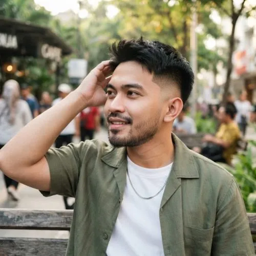 potong rambut mid fade