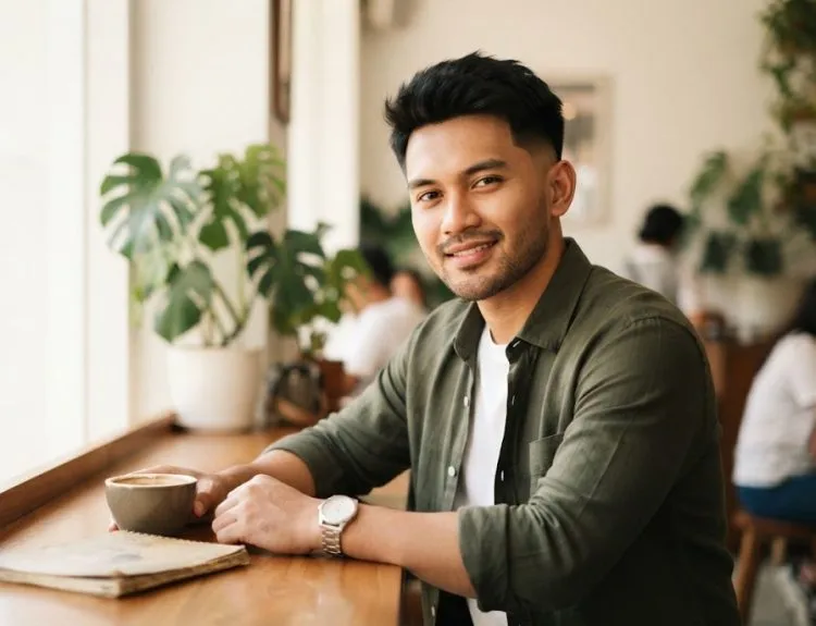potong rambut mid fade