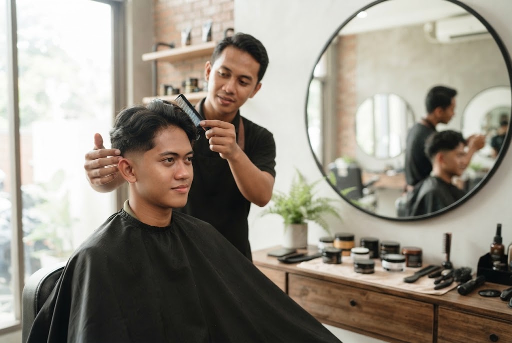 potongan low taper