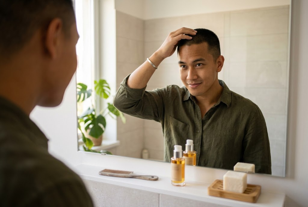 potongan rambut 3 cm