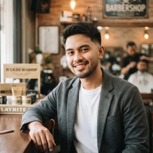 potongan rambut low taper