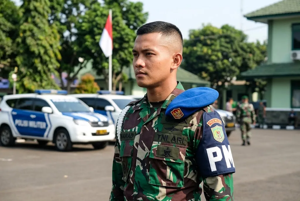 potongan rambut polisi militer
