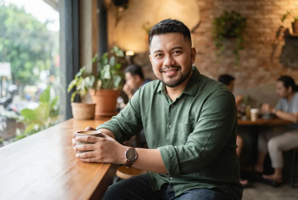 potongan rambut pria gemuk