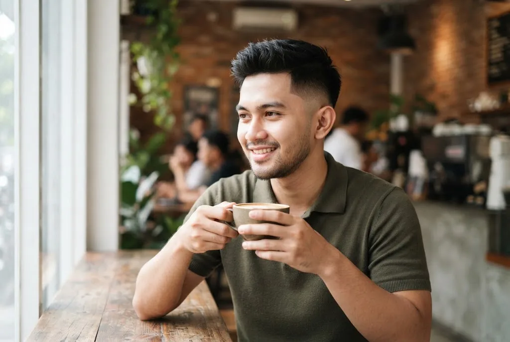 potongan rambut rapi keren 2 jari