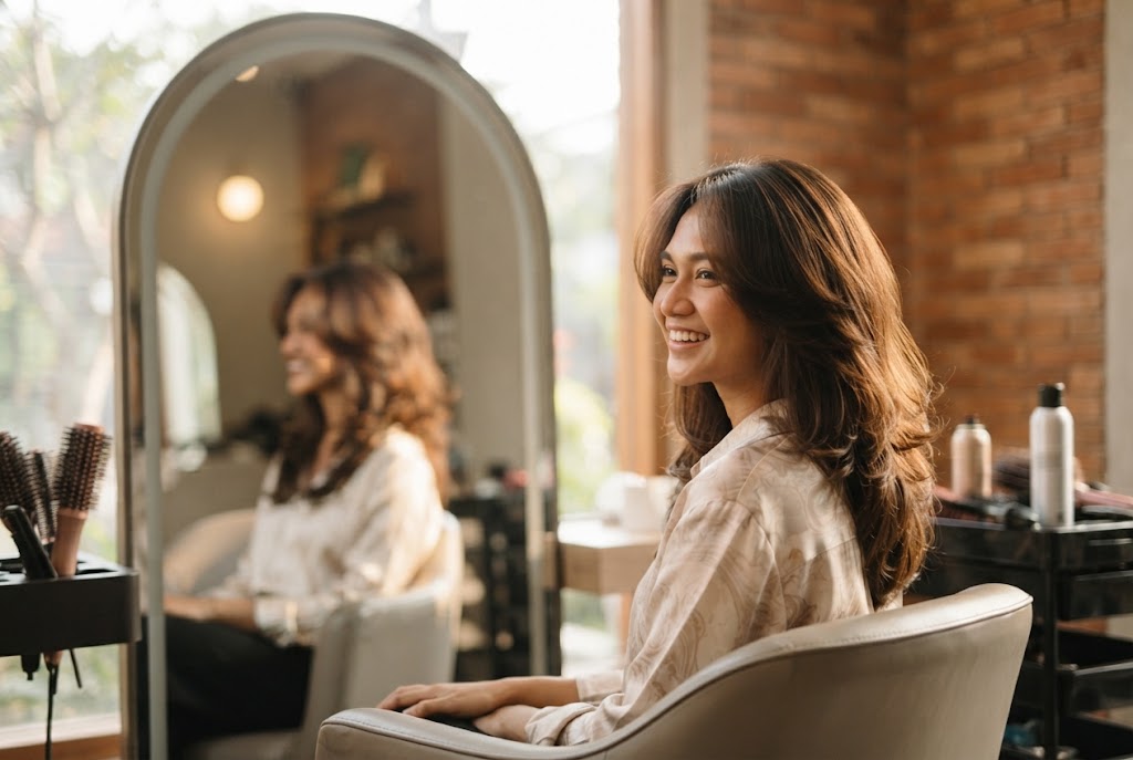 potongan rambut segi layer