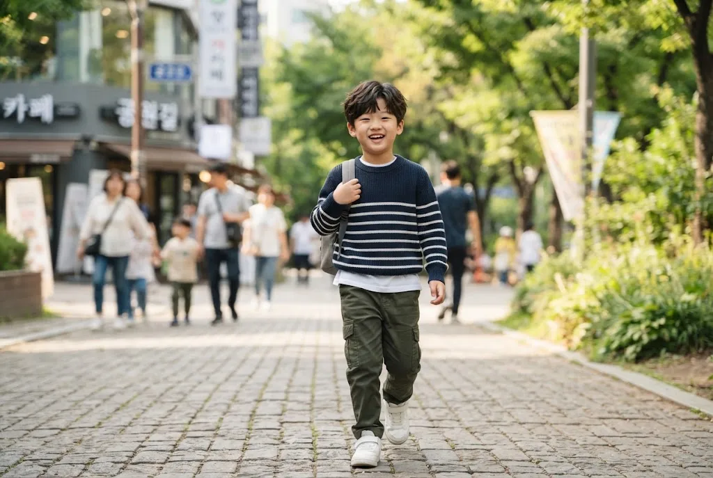 Rambut Anak Laki yang Kece Banget dengan Model Korea