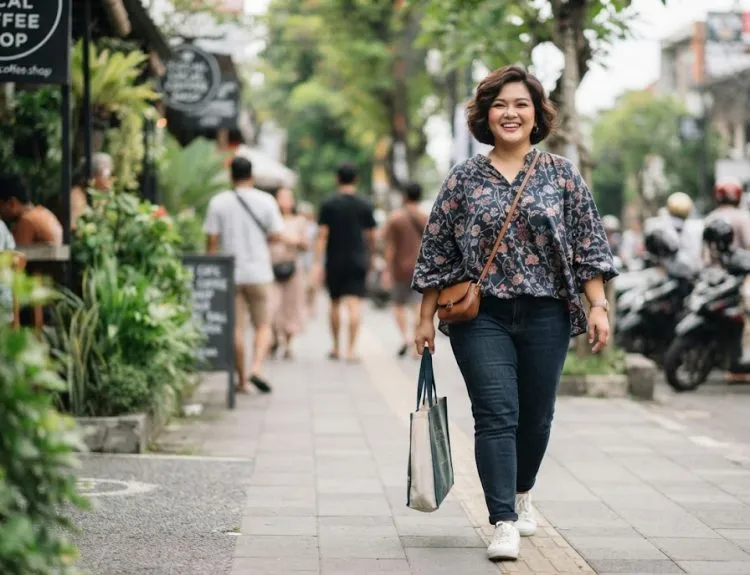 rambut pendek wanita gemuk
