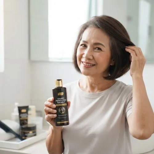sampo penghitam rambut