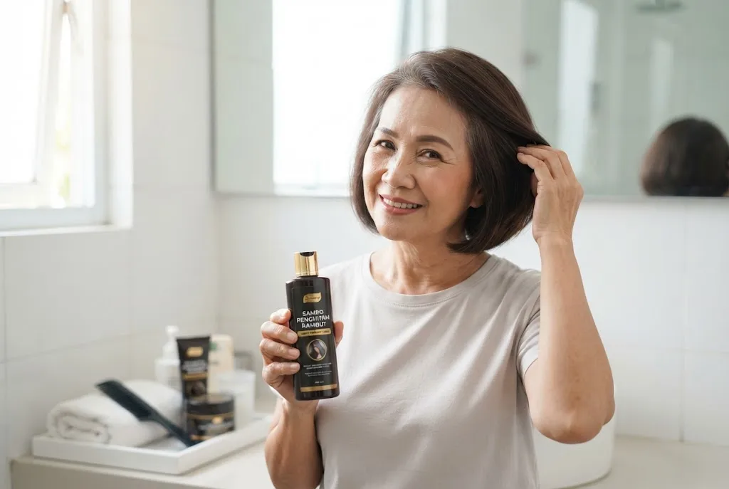 sampo penghitam rambut