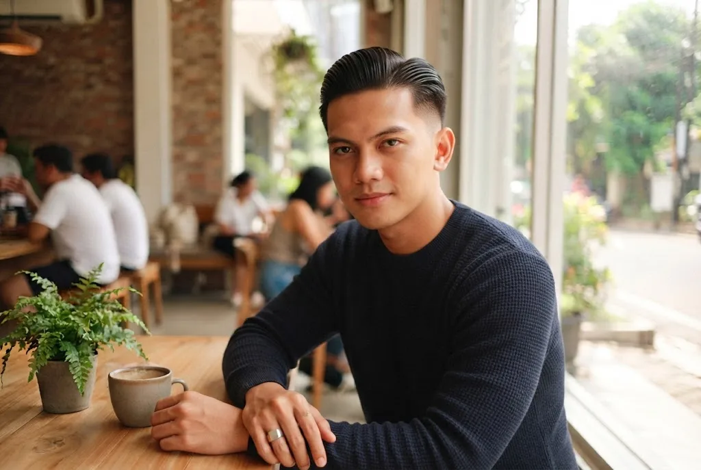 Semi Undercut dan Slicked Back untuk Kesan Lebih Tegas