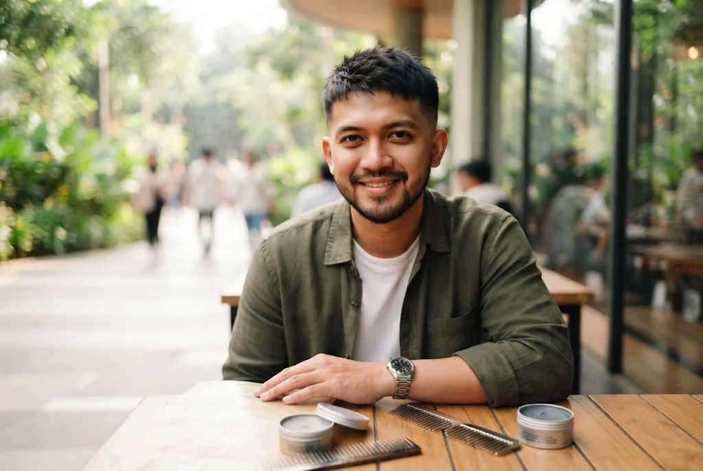 Textured Crop dengan Panjang 3 Cm yang Memberi Dimensi