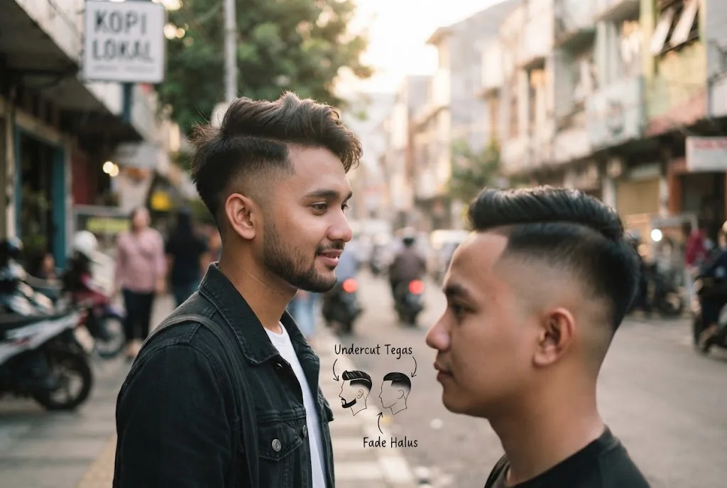 Undercut yang Tegas atau Fade yang Halus, Mana yang Lebih Sering Dipilih