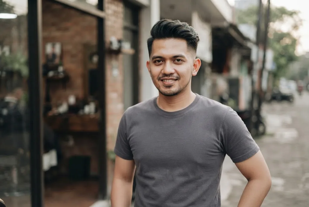 Undercut yang tegas tapi tetap fleksibel dipakai