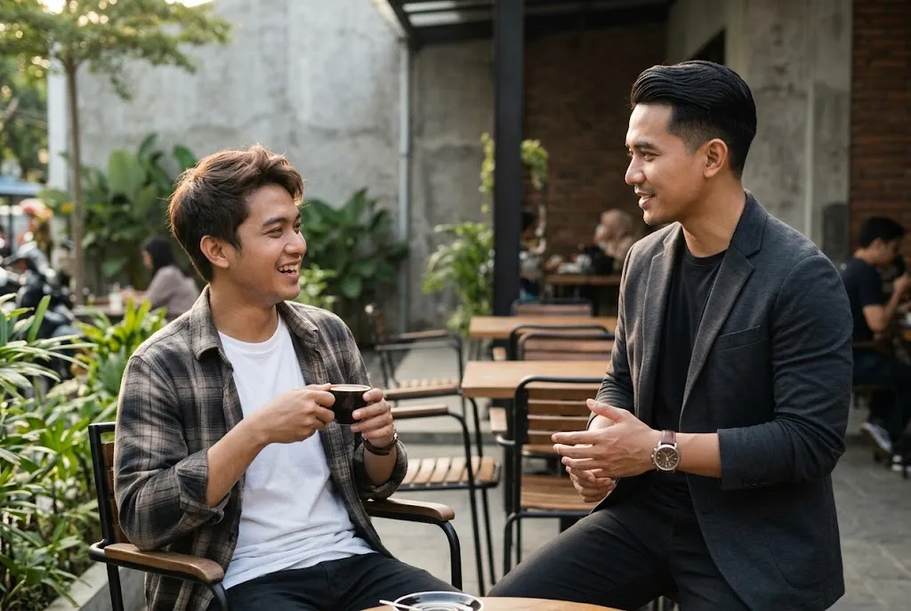 warna rambut yang bagus pria