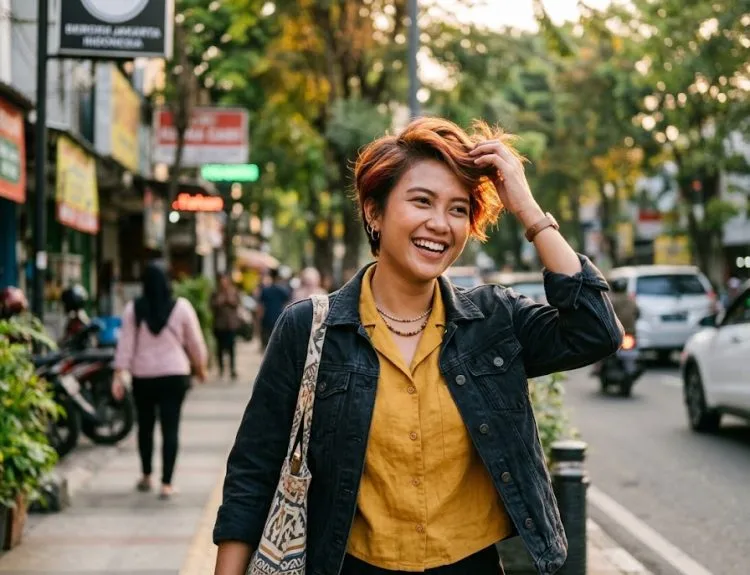 warna rambut yang bagus untuk rambut pendek